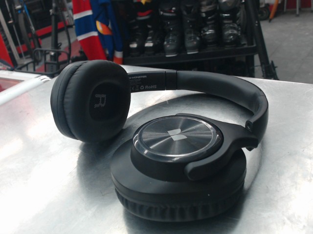 Casque d'�coute bluetooth noir