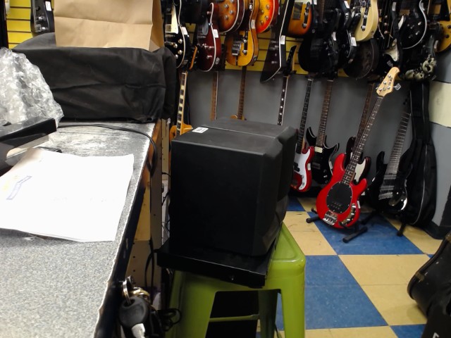 Pair of speakers noir