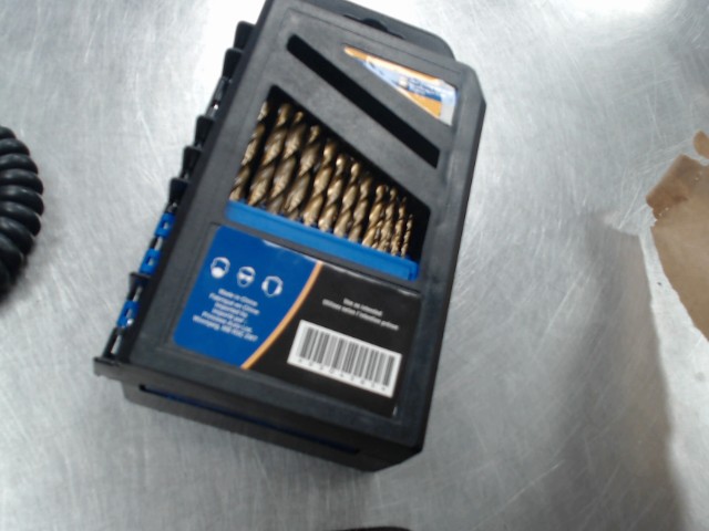 Jeu de foret en titane 29 piece