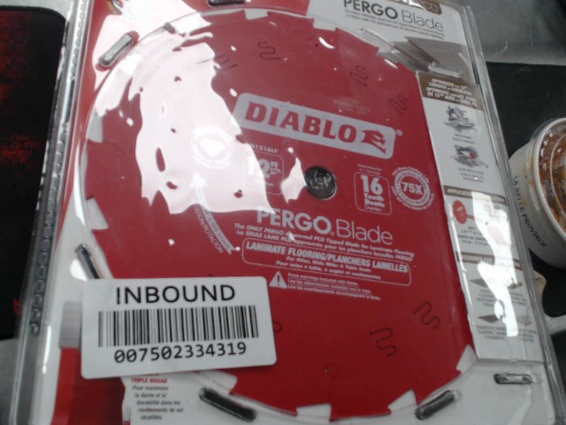 Lame diablo 12pouce 16 dent