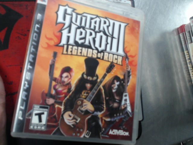 Guitar hero iii legends of rock