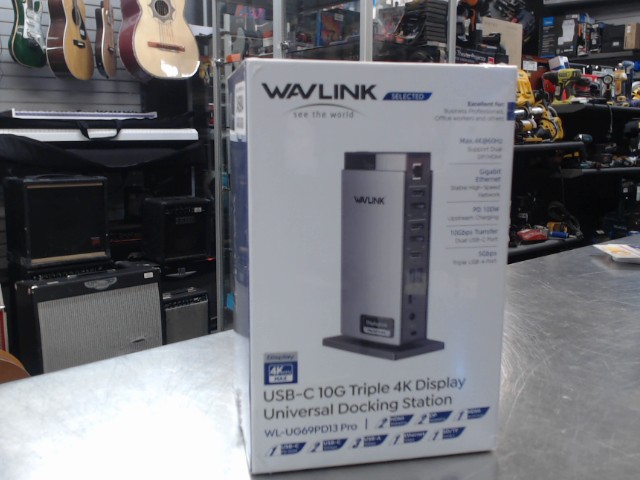 Triple 10g 4k display docking station