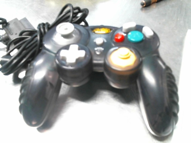 Manette pour gamecub noir transparante