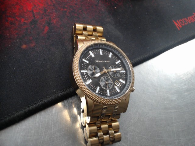 Montre dor� michael kors hutton