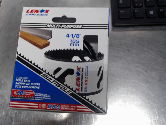 Kit de holesaw 4-1/8