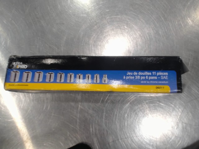 11 douilles 3/8 6 pans