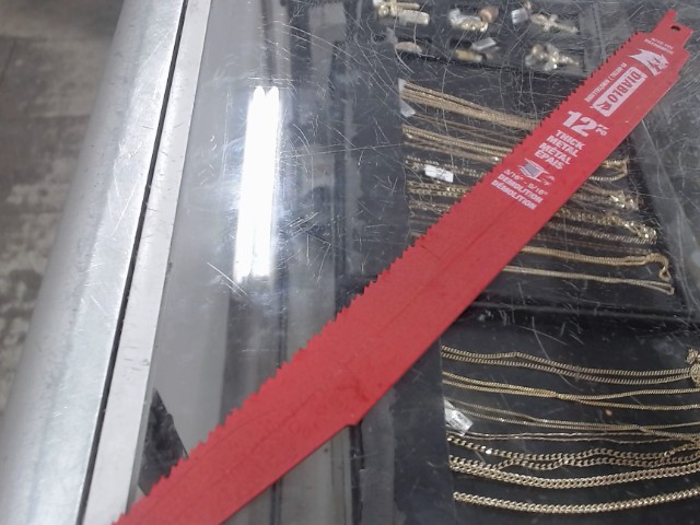 Lame de scie va-et-viens