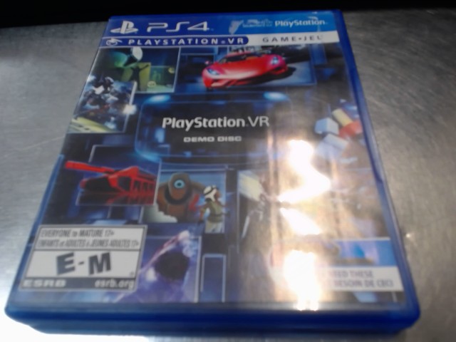 Playstation vr demo disc