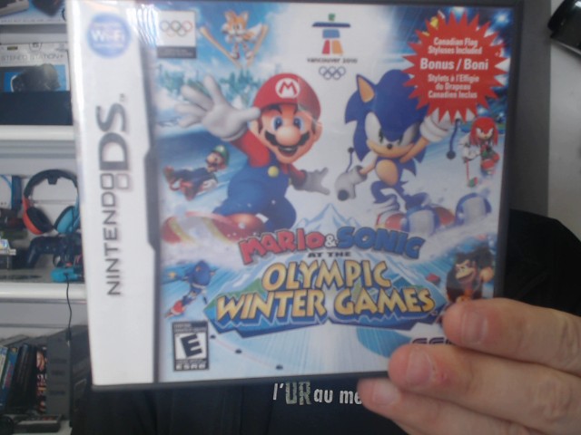 Mario et sonic at the olympic winter