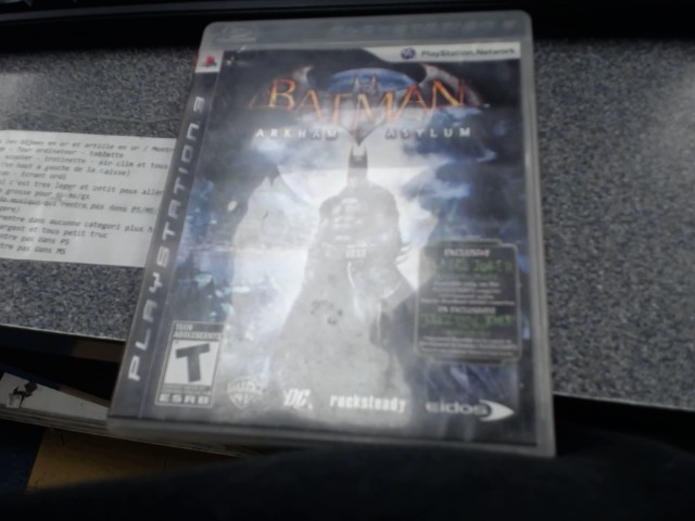 Batman arkham asylum ps3