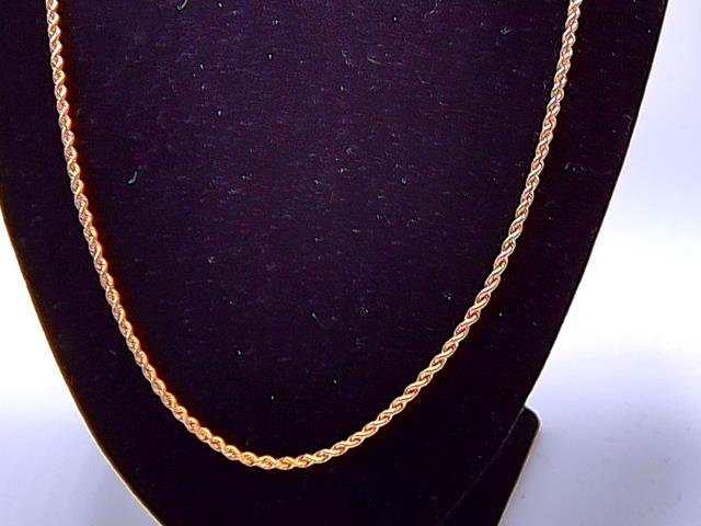 Chaine en or 10kt torsade