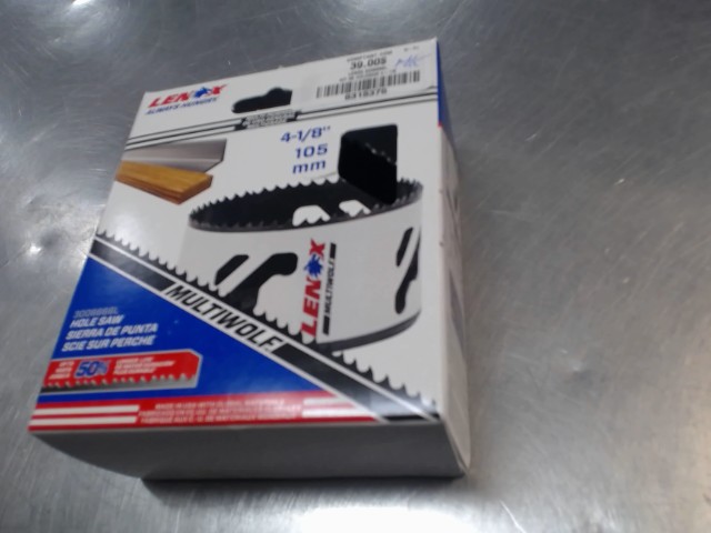 Kit de holesaw 4-1/8