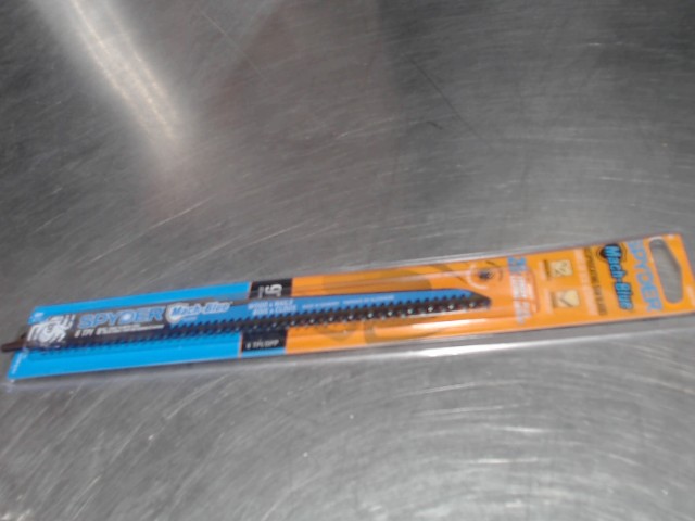 Lame de sawzall neuf kit de 2lame