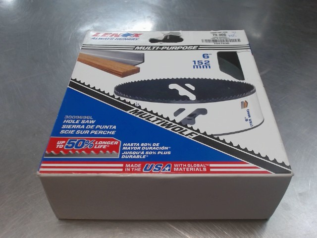 Lame de holesaw 6'' 152mm neuf