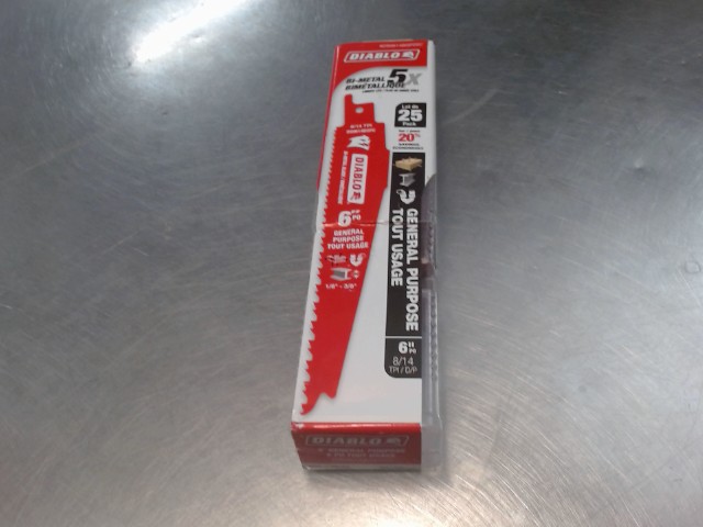 25 lames tout usage diablo