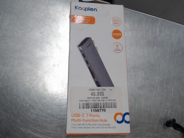 Port multi-fonction usb-c kopplen