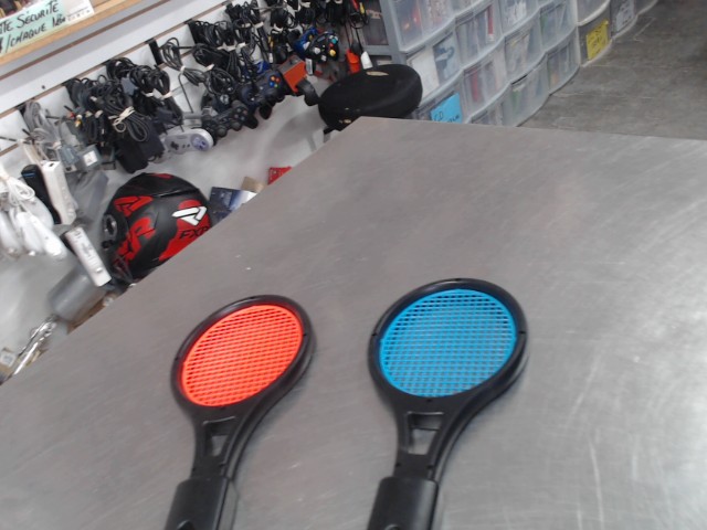 Paire raquette tennis pour wii