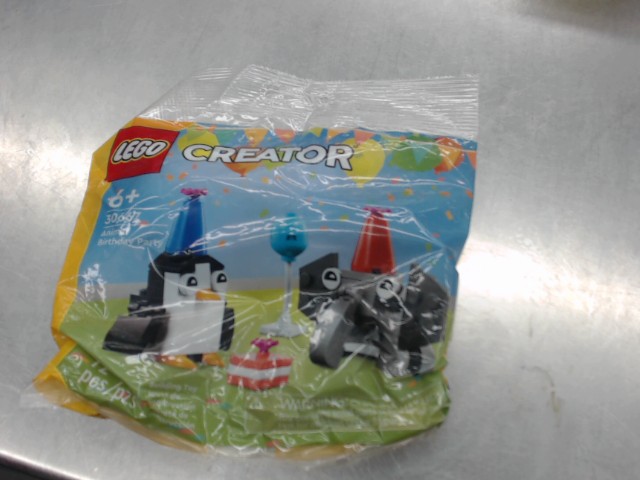 Lego creator animal birthday party 6+