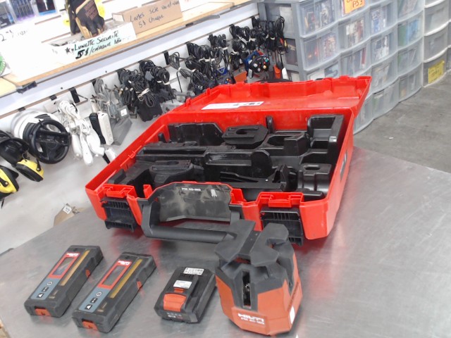 Laser+1batt(5.0ah)+2 capteur+acc no char