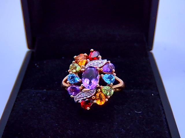Bague en or 10kt grandeur 9.75