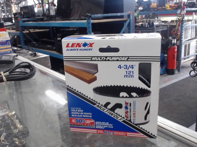 Scie de hole saw 4-3/4 (neuf)