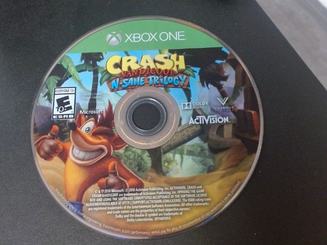 Crash bandicoot n. sane trilogy xbox one