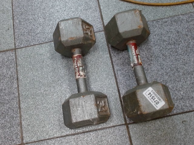 50 pounds dumbells