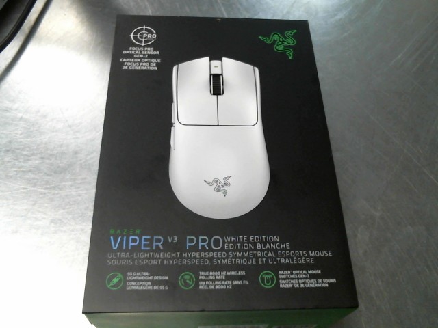 Souris viper v3 pro white edition