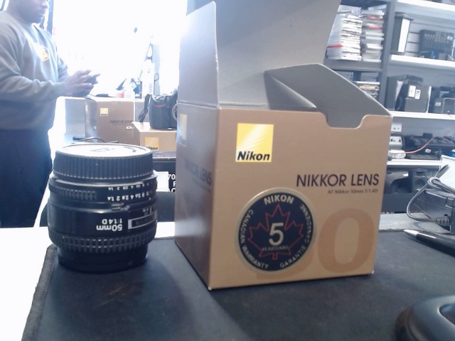 Objectif 50mm f/1.4d