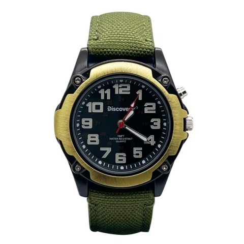 Montre analogique bracelet vert