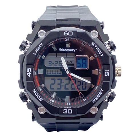 Montre multifonction bracelet noir