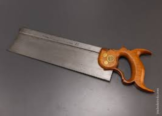 Scie a bois vintahe 8x3''