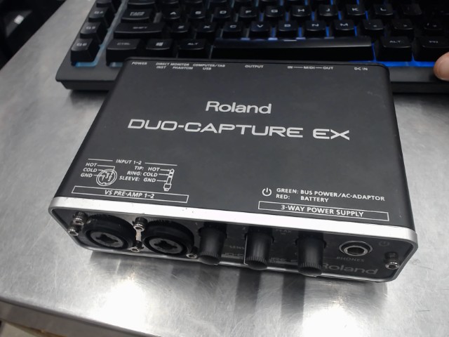 Audio interface roland duo capture ex
