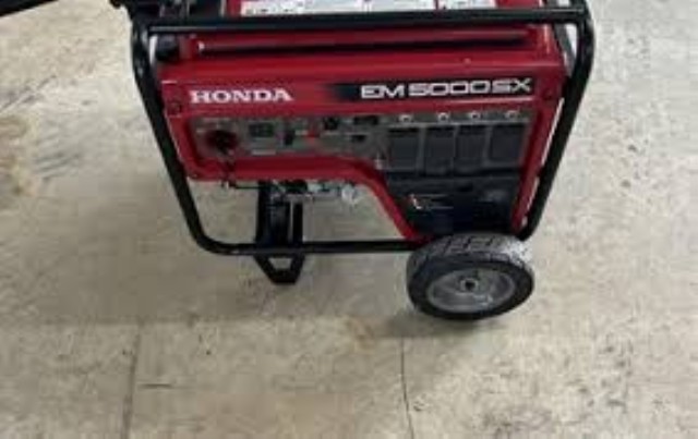 Generatrice honda rouge em5000sx