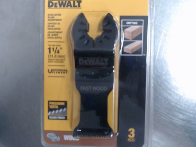 Pack 3 blade oscillateur bois