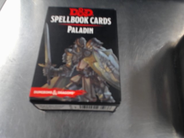 Dnd spellcard cards paladin