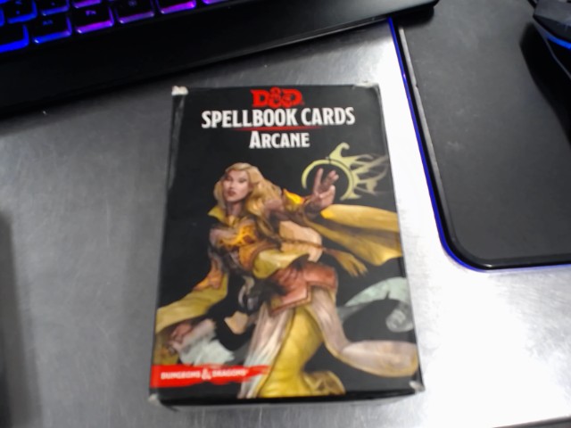 Dnd spellbook cards arcane