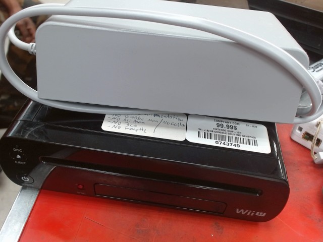 Wii u chargeur only no pad and acc