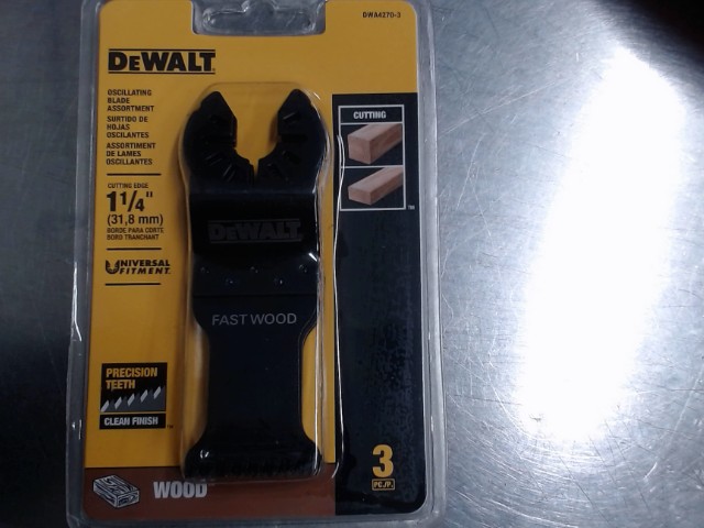 Pack 3 lame oscillante bois