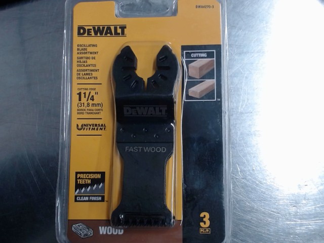 Pack 3 lame oscillante bois