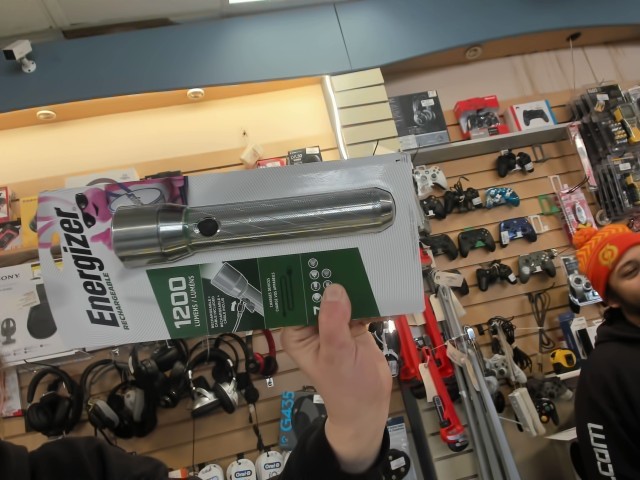 Rechargable 1200l flashlight