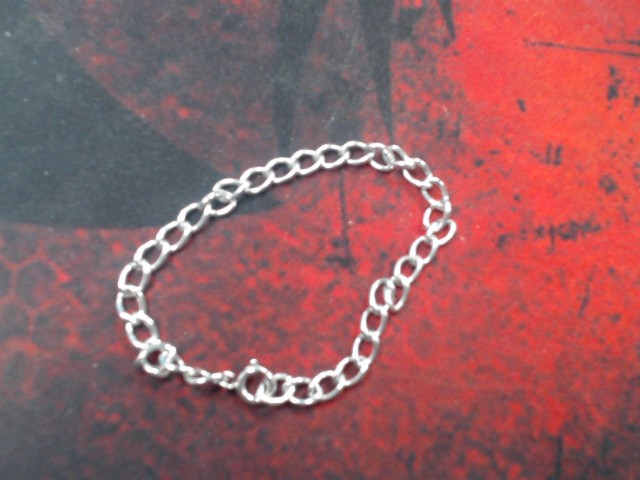 Bracelet argent maille ovale