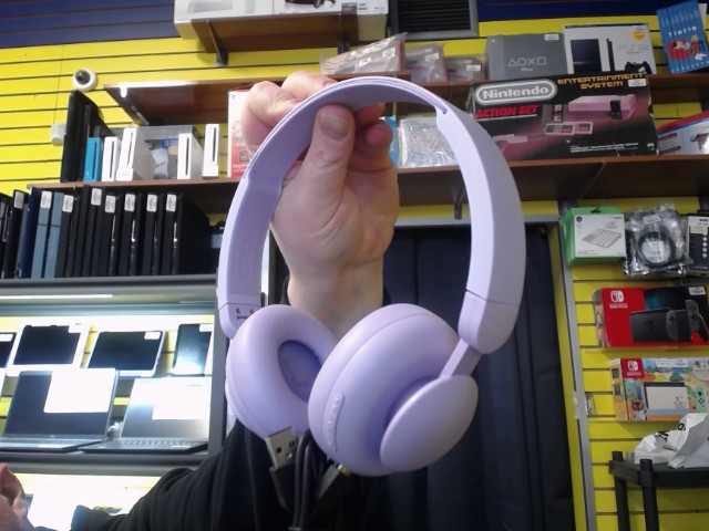 Ecouteurs bluetooth comnme neuve mauve