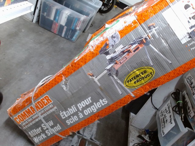 Table/etabli pour scie a onglet en boite