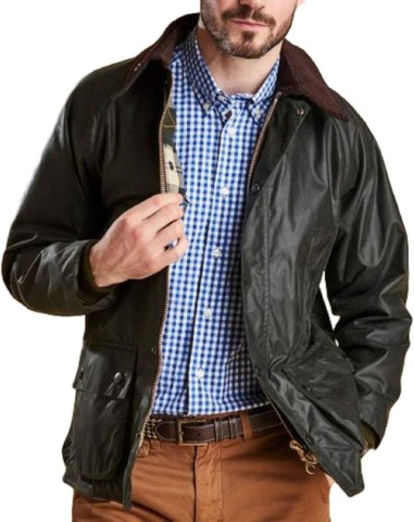 Barbour bedale wax sage coat