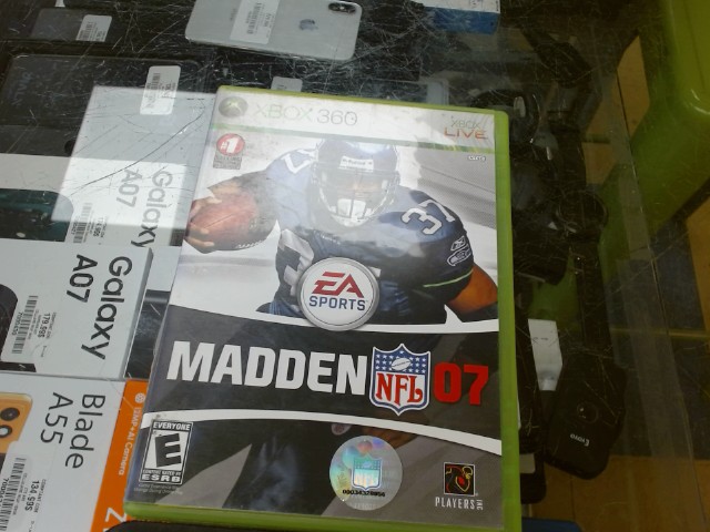 Madden nfl 07 on xbox 360