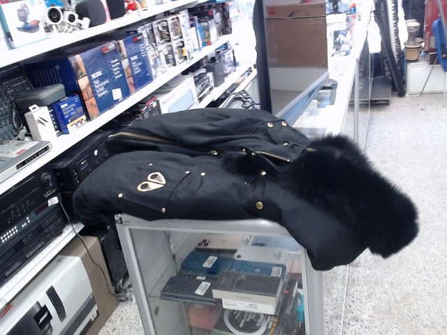 Xl debbie bomber fourrure noire moose