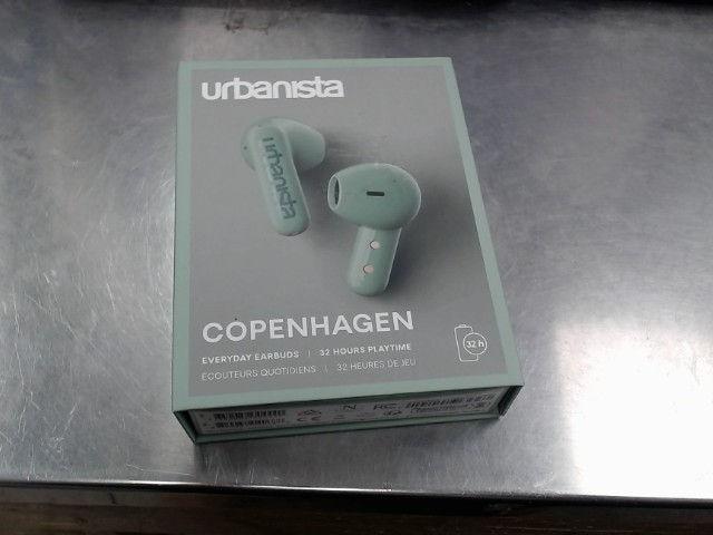 Ecouteurs vert brand new