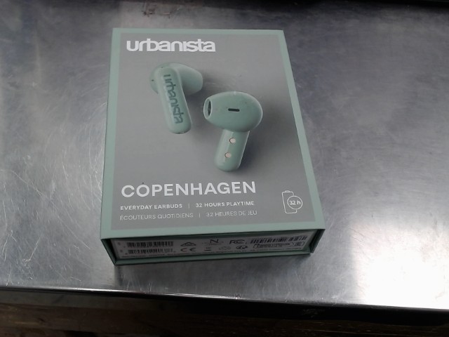 Ecouteurs vert brand new