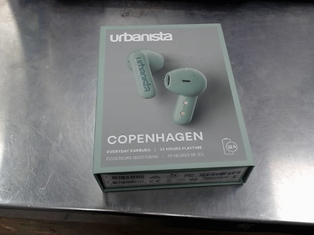 Ecouteurs vert brand new